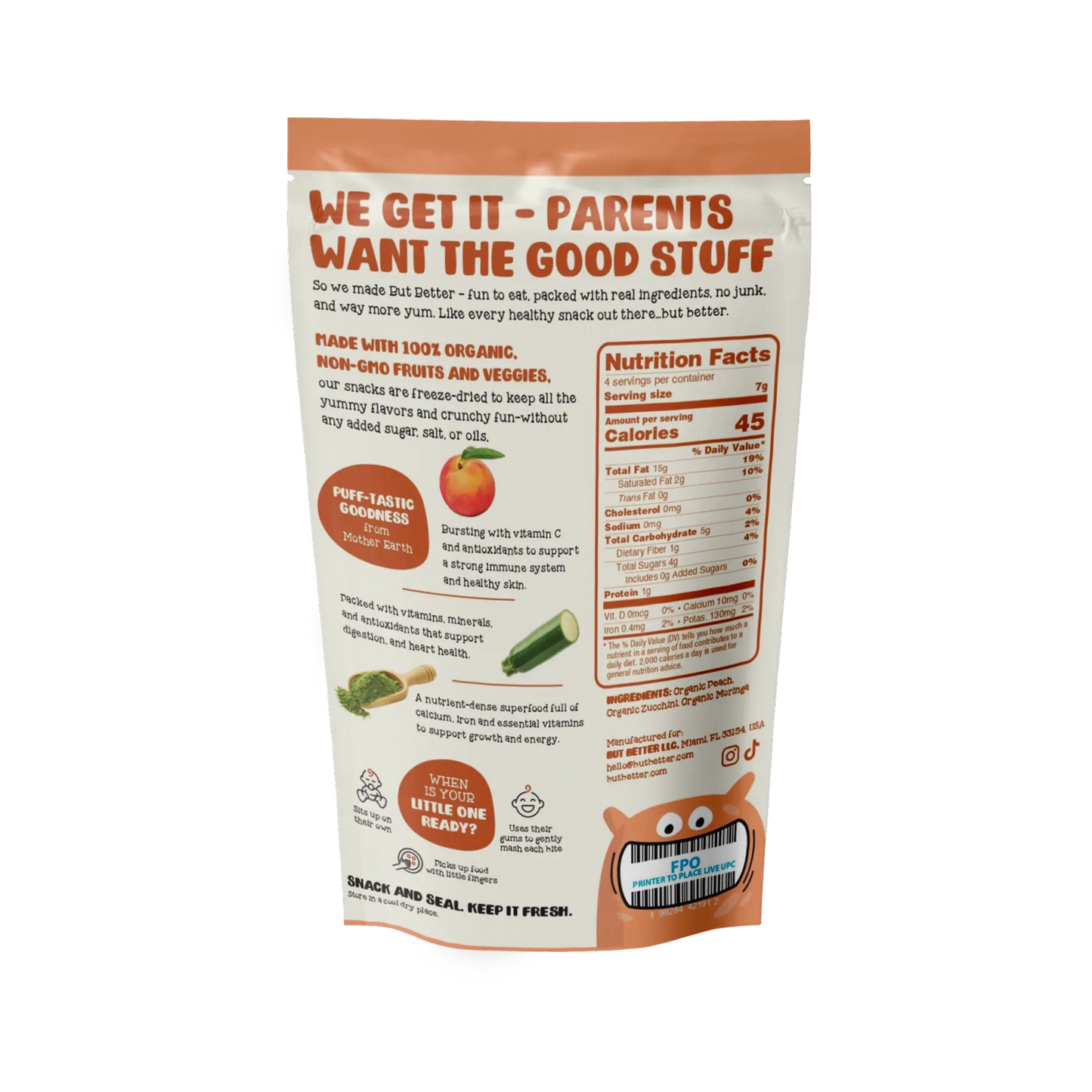 SINGLE Peach Zucchini But Better