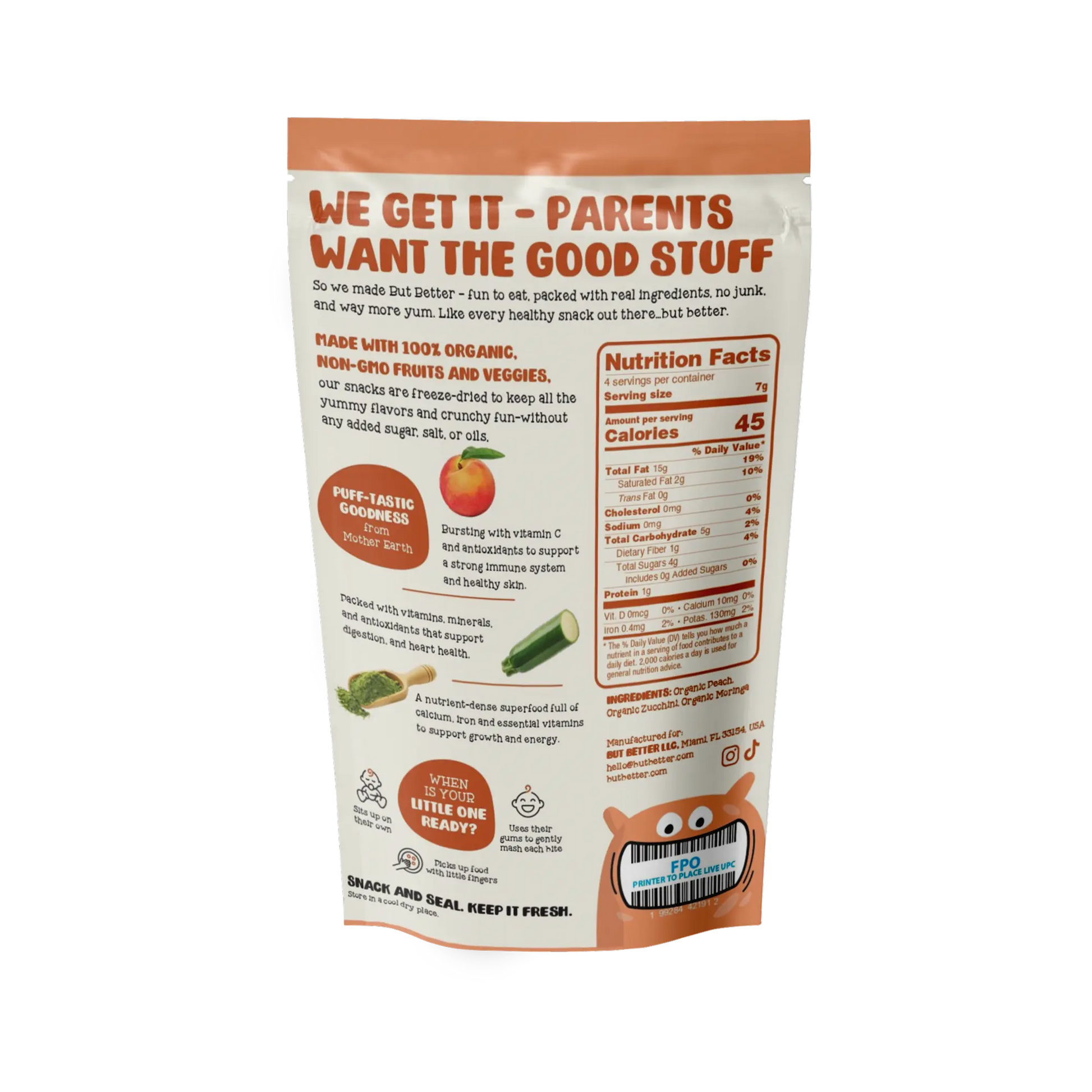 SINGLE Peach Zucchini But Better